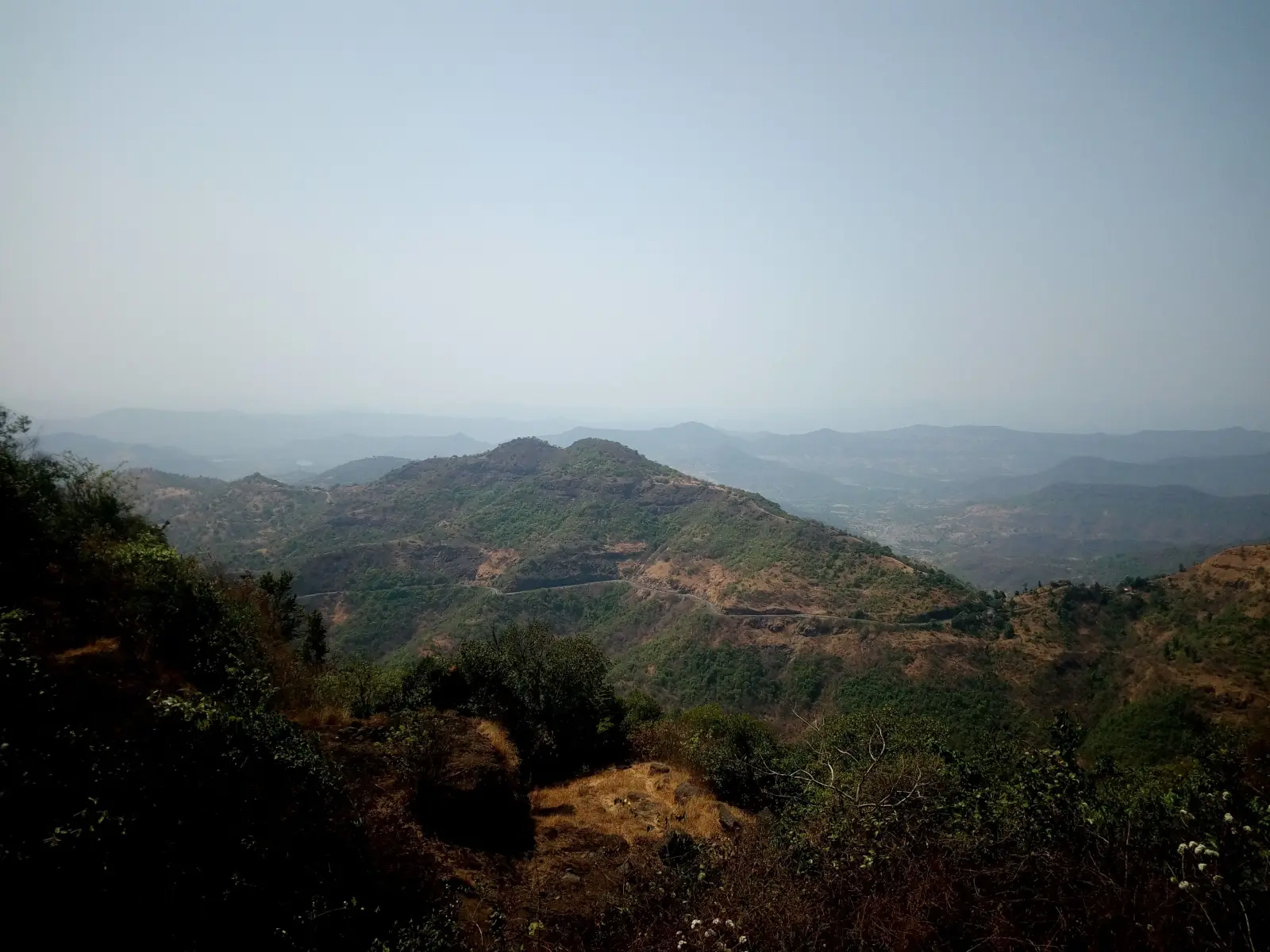 Mahabaleshwar hills and valleys near Pune